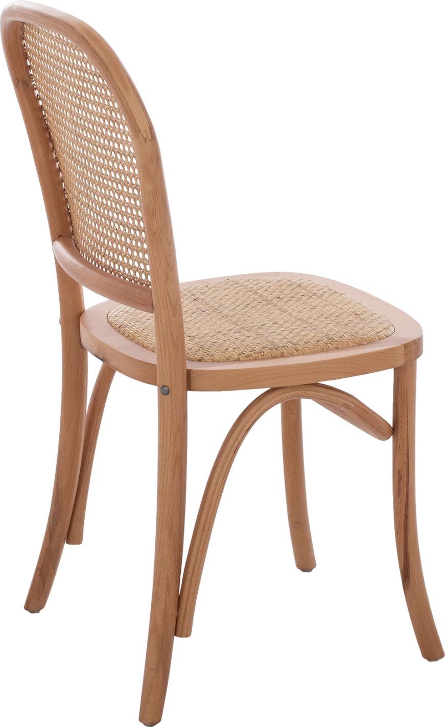 Profesionalni stol SLOAN iz bukovega lesa z perforiranim naslonom FH8915.21 naravni 45x48x88Hcm