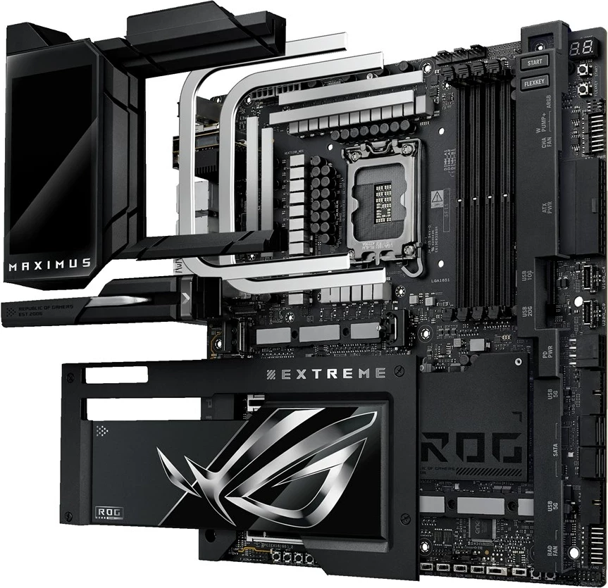 Matična plošča ASUS ROG MAXIMUS Z890 EXTREME, vtičnica LGA 1851, črna