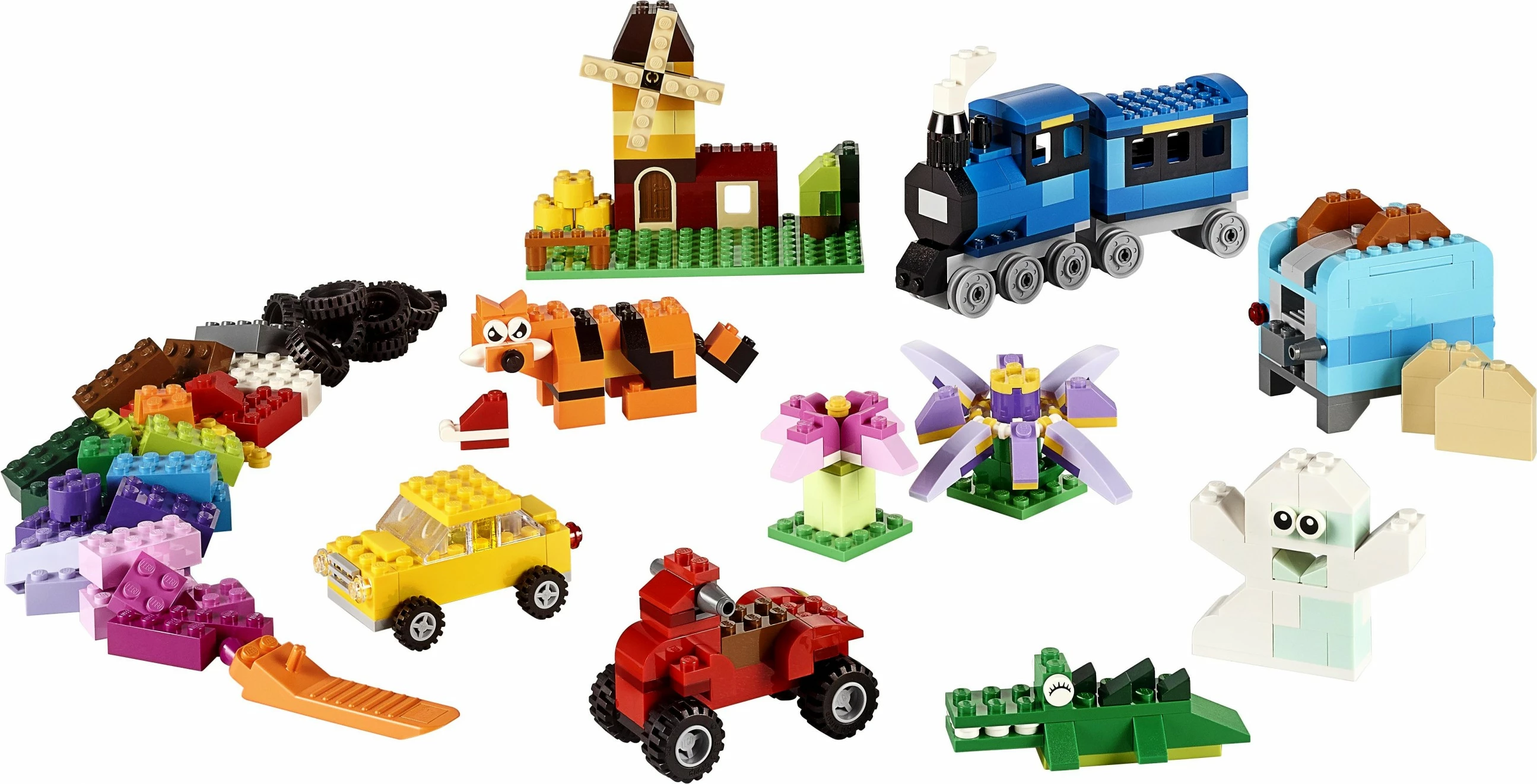 Sestavljivi set LEGO Classic Medium Creative Brick Box 10696, 484 kosi, večbarven