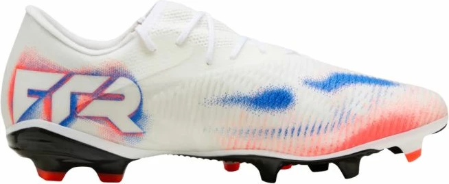 Futbalski čevlji Puma Future 8 Match Low FG/AG, beli-oranžni