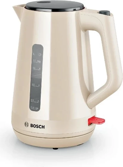 Kettle 1,7 L, 2400 W, bež, Bosch TWK 1M127