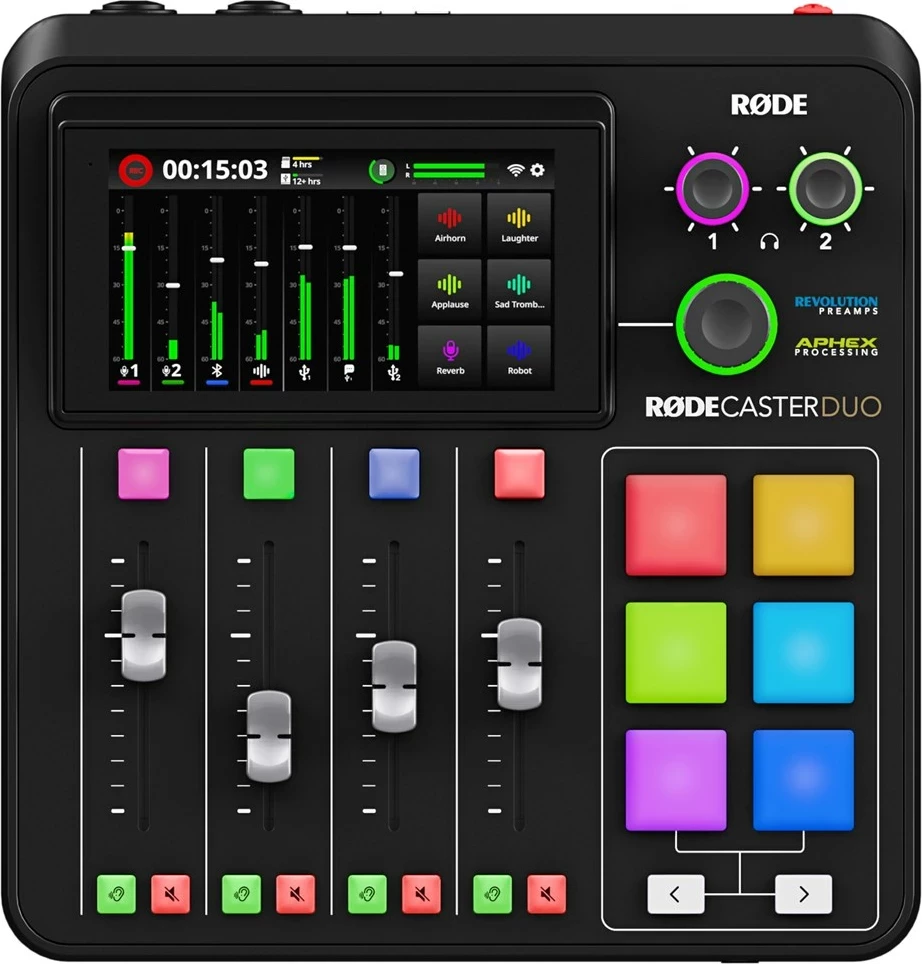 Studio za podcaste RØDECaster Pro Duo, RØDE, črn