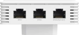 Access point za montažo na steno TP-Link EAP725-Wall, 2500 Mbit/s, 4 LAN priključki, PoE, bel