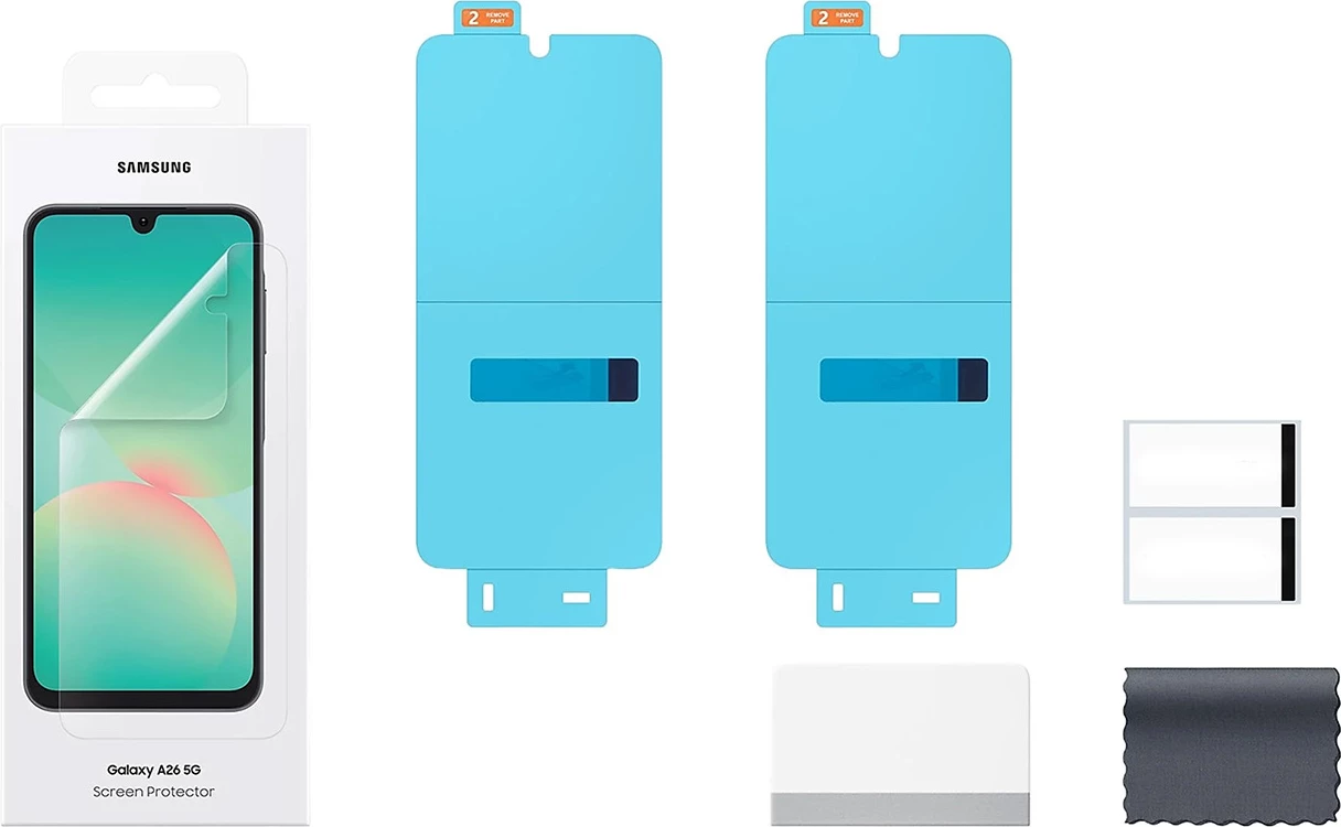 Zaščitna folija za zaslon Samsung Galaxy A26 5G, Samsung EF-UA266CTEGWW, prozorna
