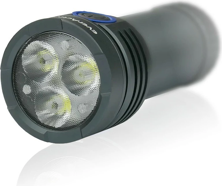 Močna ročna svetilka everActive FL-3300R, LED, 3300 lumenov, IPX4, črna