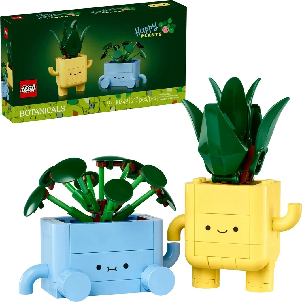 Komplet LEGO BOTANICALS Happy Plants 10349, 217 kosov