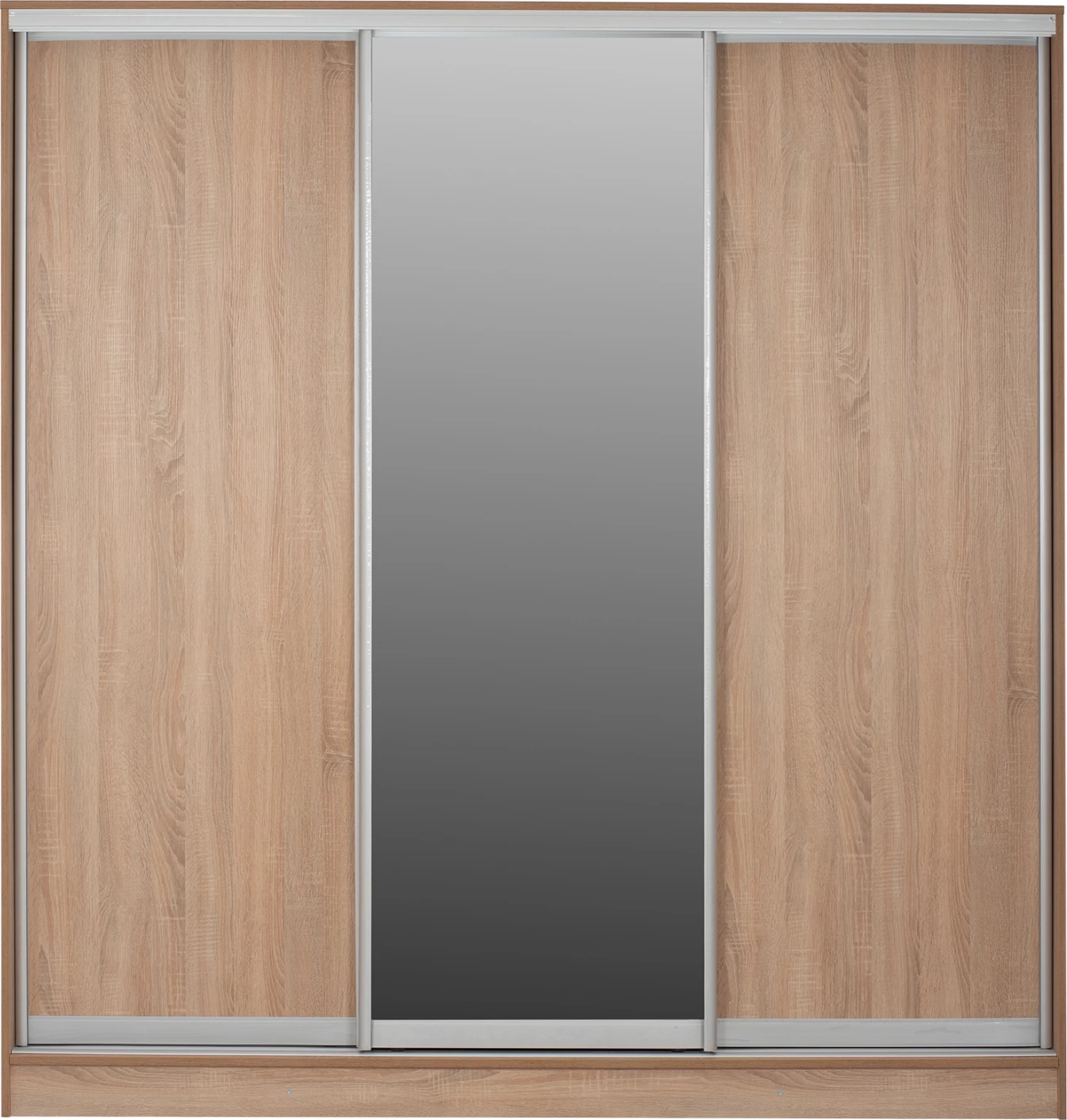 Garderobna omara s drsnimi vrati z ogledalom v barvi sonama hrasta FH2435 200x60x210