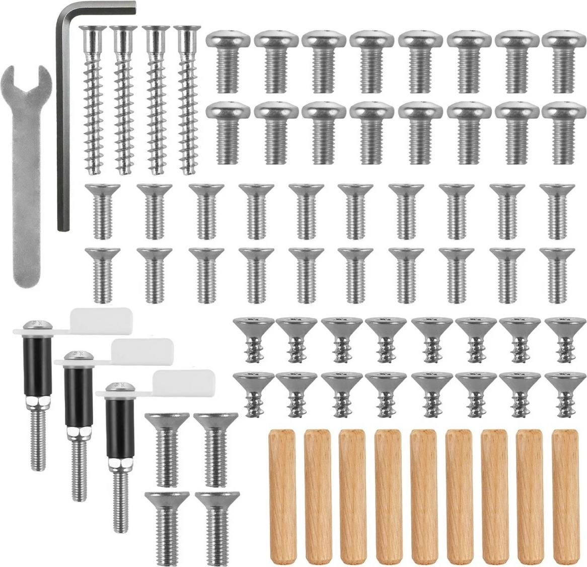 Ločilo za mizo Ergo Office ER-300W, belo, z organizacijskimi dodatki