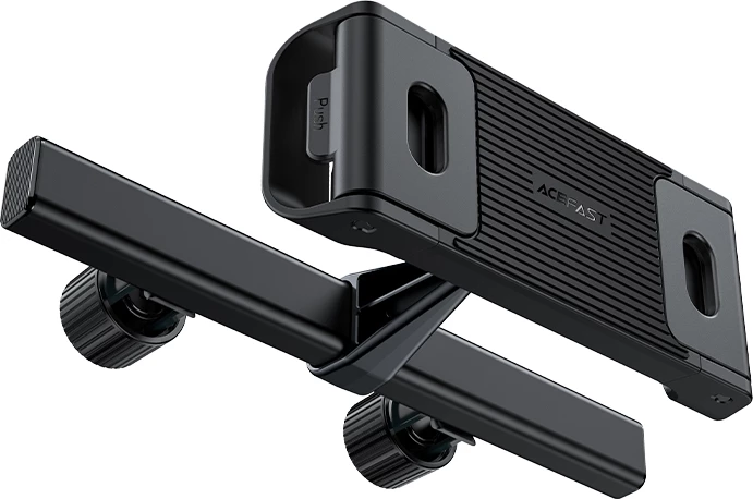 Nosilec za naslon za glavo v avtomobilu Acefast D8, za telefon in tablico, 135–230 mm, črn