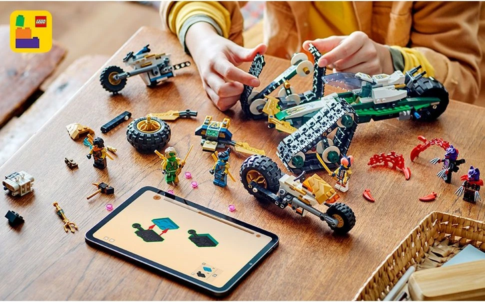 Kombinirano vozilo Ninjago Ninja Team LEGO 71820, večbarvno