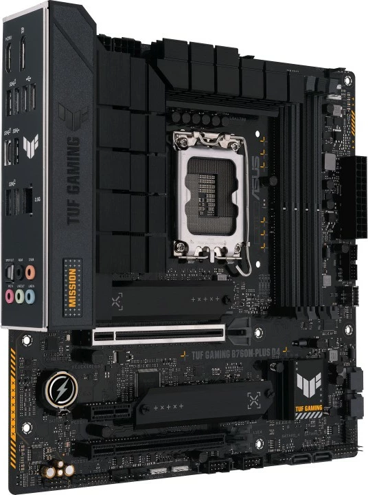 Matična plošča ASUS TUF GAMING B760M-PLUS D4, Intel, LGA 1700, DDR4, 128 GB