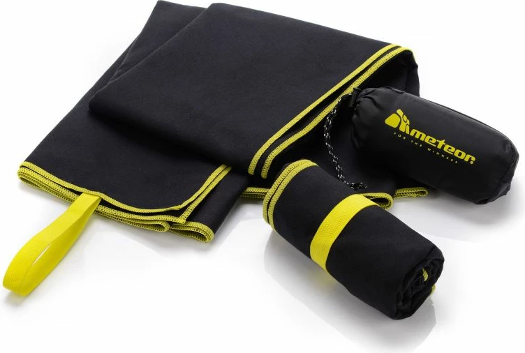 Brisača Meteor XL, 110 x 175 cm, črna