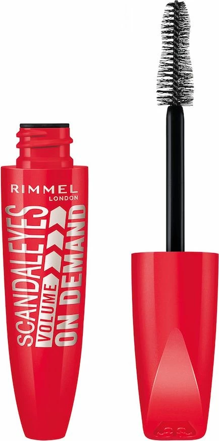 Maskara za volumen Rimmel ScandalEyes Volume On Demand 002 Black Brown 12 ml