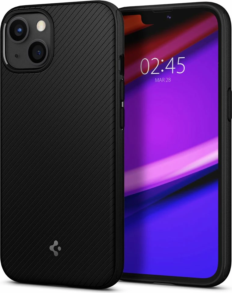 Ohišje Spigen Mag Armor z MagSafe za iPhone 13, mat črna