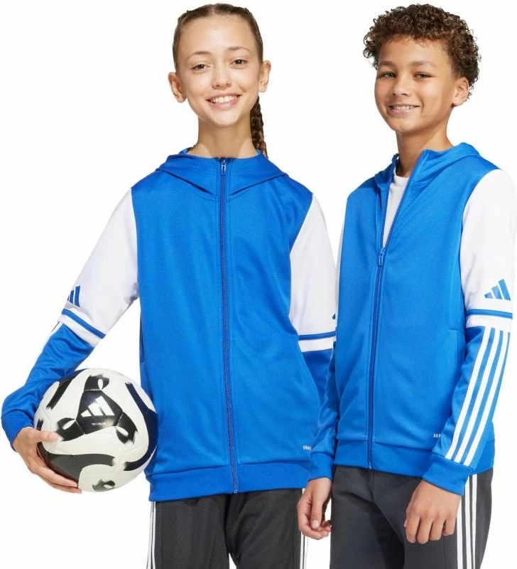 Duks za otroke adidas, bel in moder