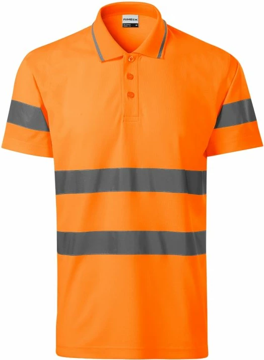 Reflektivna polo majica za moške Rimeck, fluorescenčna oranžna