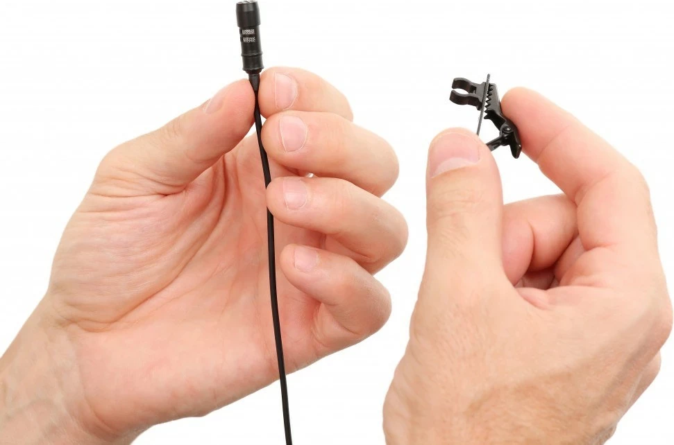 Klapni mikrofon iRig Mic Lav, črn