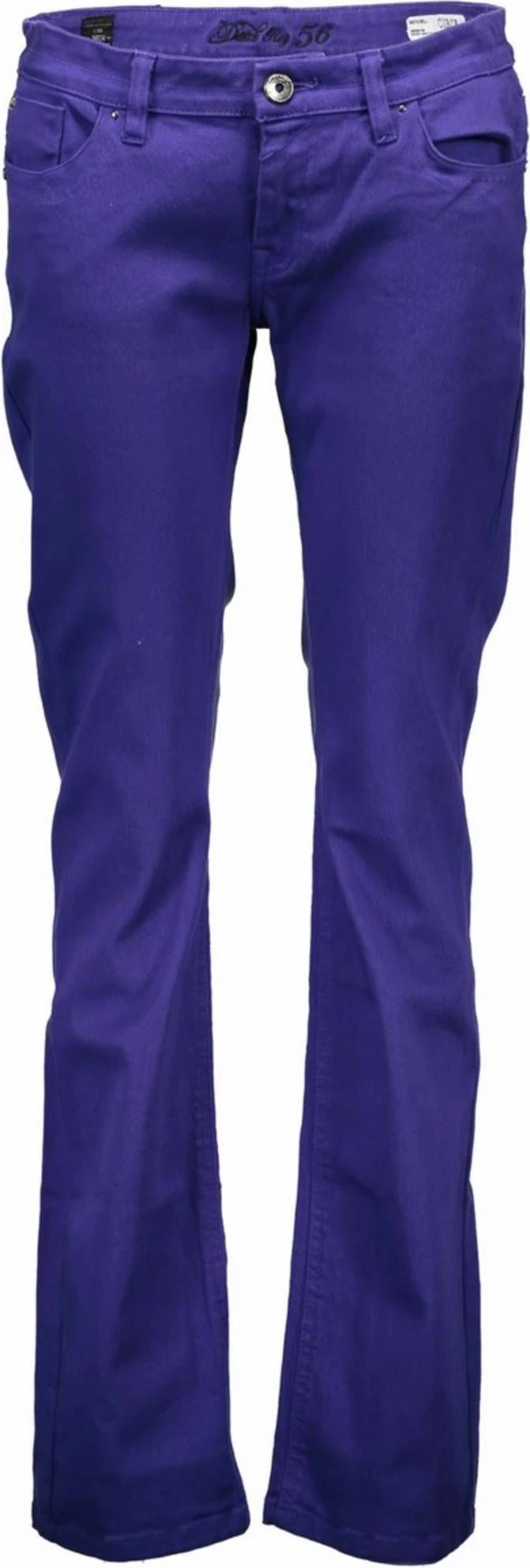 Hlače DATCH za ženske, vijolične