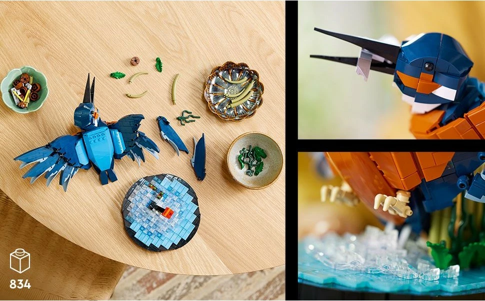Gradbeni komplet Vodomar LEGO, 834 kosov, večbarven