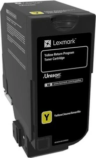 Toner, 3000 strani, rumena, Lexmark 74C20Y0, 1 kos