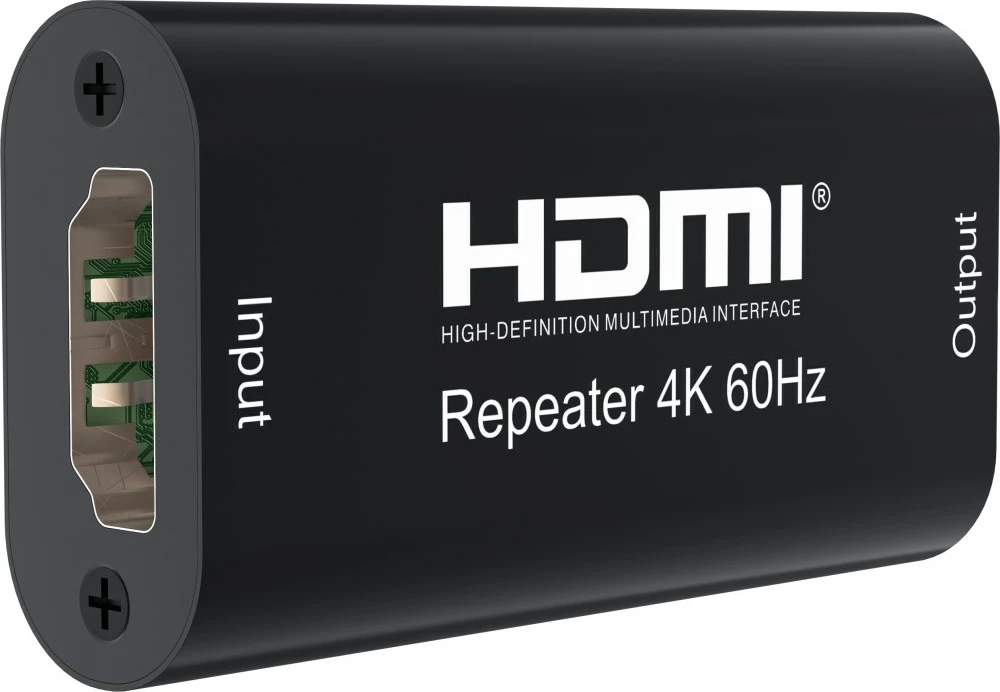 HDMI podaljševalnik TECHly 2.0 4K UHD 3D, do 40 m, črn