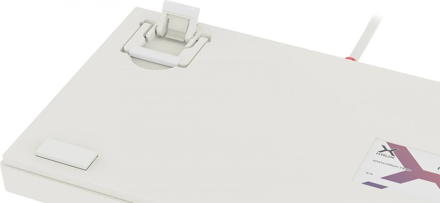 Mehanska tipkovnica Krux ATAX PRO RGB Creator Retro Gateron Yellow PRO, črna