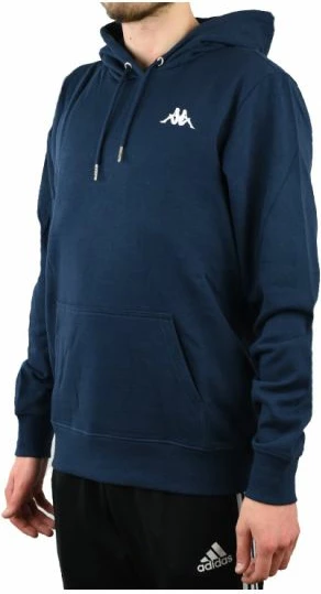 Kapucozna jopa za moške Kappa, temno modra