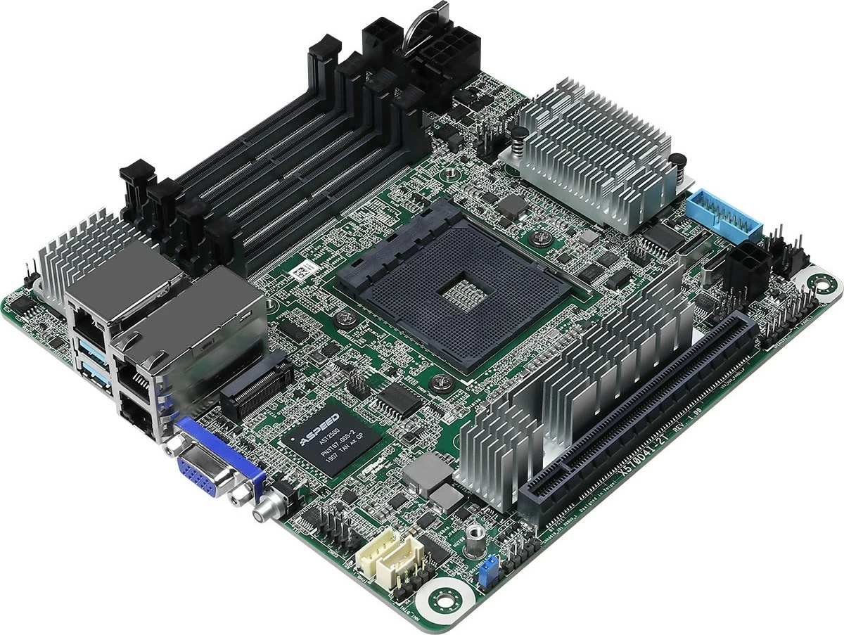 Matična plošča ASRock X570D4I-2T, mini ITX, Socket AM4, 4x SO-DIMM, 2x 10G LAN