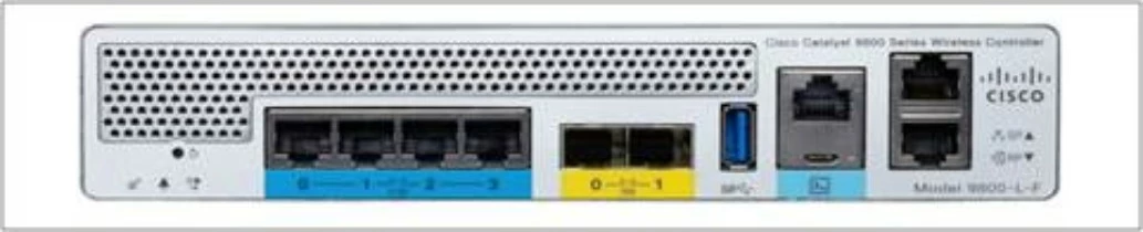 Kontroler omrežja, Cisco Catalyst 9800-L-F, 6 RJ-45 vrat, 10/100/1000/10000 Mbit/s, siva