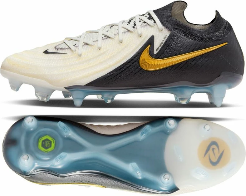 Čizme za nogomet za moške Nike, bele in črne