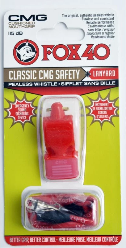 Piščalka za sodnike Fox 40 CMG Classic, rdeča