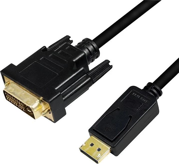 Kabel DisplayPort in DVI LogiLink, 5,0 m, črn