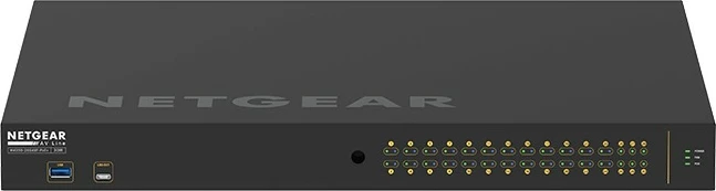 Upravljen preklopnik NETGEAR M4250-26G4XF-PoE+, 24 x Gigabit, 4 x SFP+, PoE+, rackmount, črn