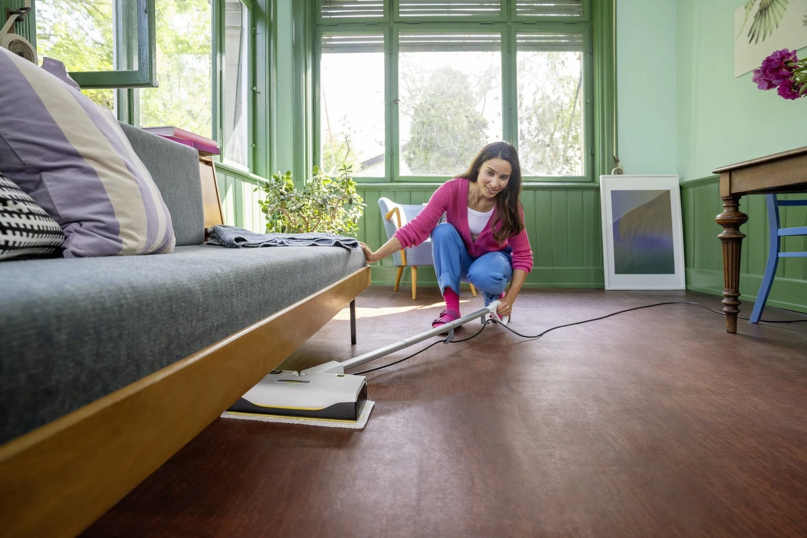 Mop na paro KARCHER SC 1, črn