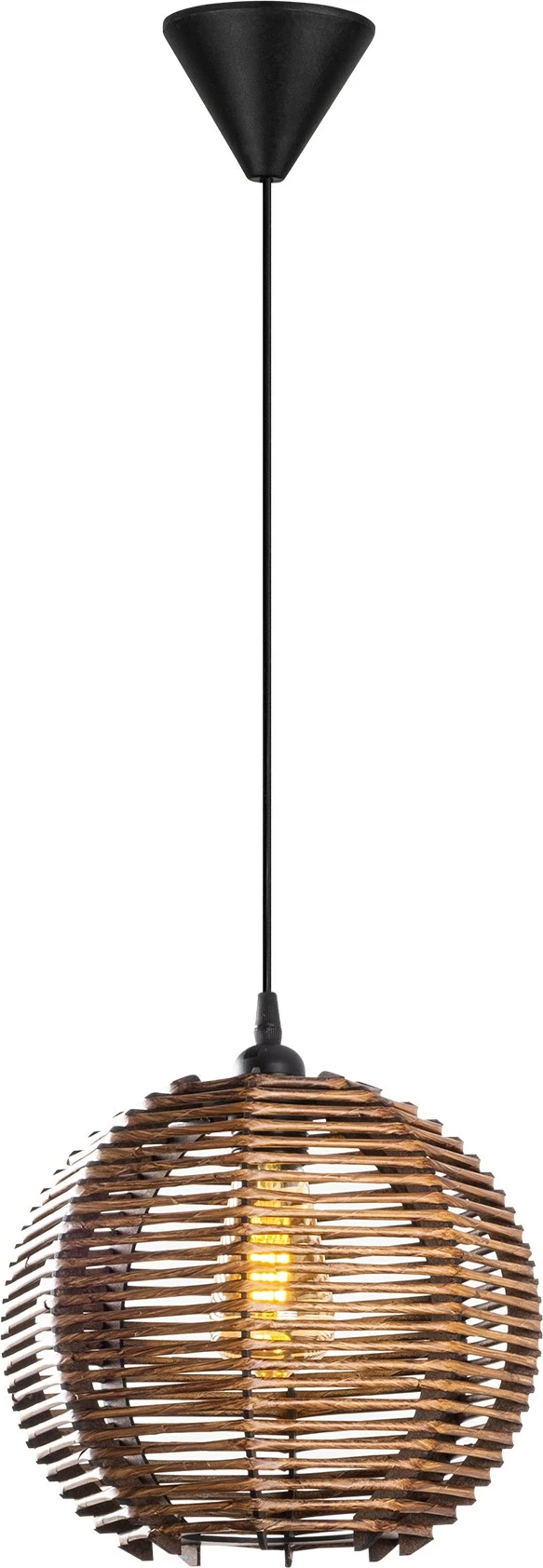 Stropna svetilka, bambusna sfera Opviq