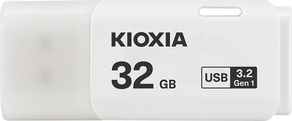 USB ključek TransMemory U301 Kioxia, 32 GB, USB Type-A 3.2 Gen 1, bel