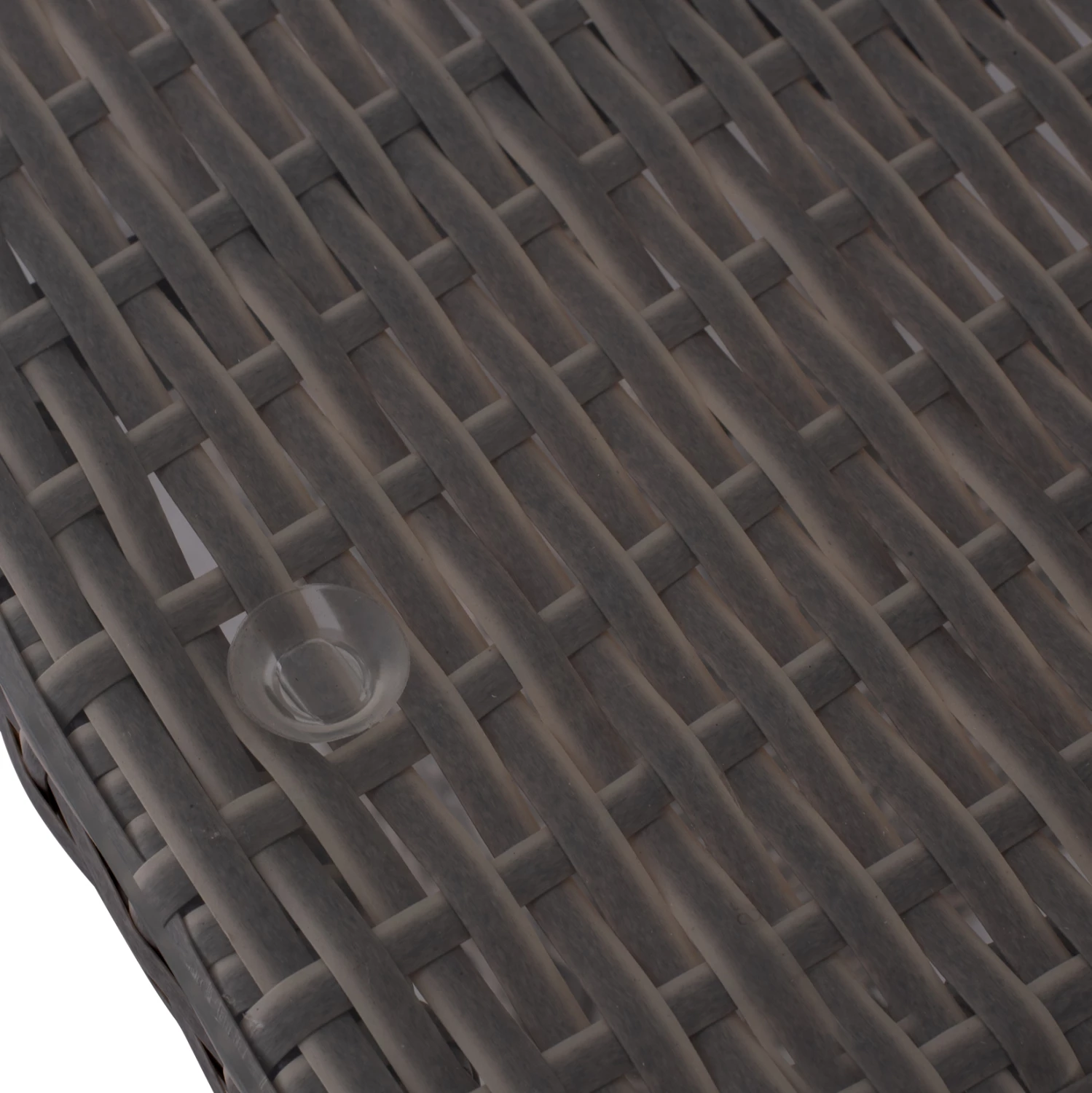 Kovinska miza Minsk rattan siva FH5507.01 150x90x75 cm