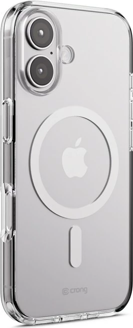 Prozoren ovitek za telefon Clear MAG Cover CRONG CRGCLRMIP1763TRS za iPhone 17, MagSafe z magnetom