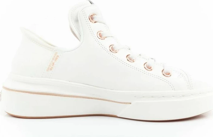 Superge, Skechers Snoop One-OG Leather Slip-Ins, bele