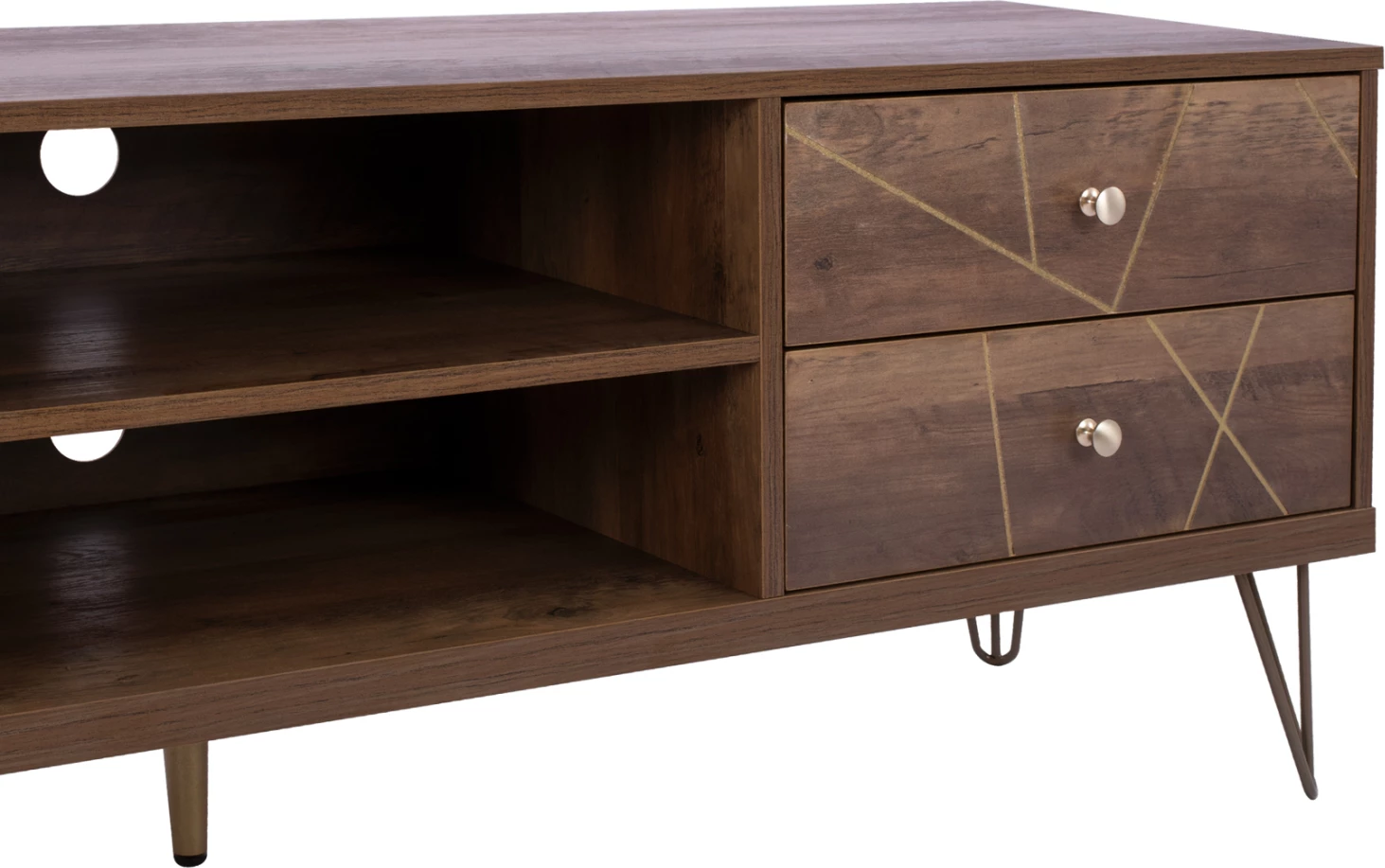 Komplet TV Kaitlyn FH8652 Oreh z Zlato 150x39,5x51,5 cm