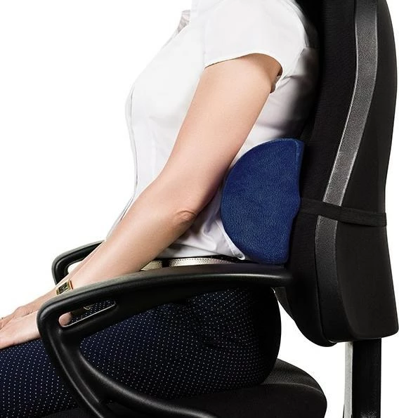 Ledvena blazina polvalj MDH LUMBAR HALF ROLL, granatna