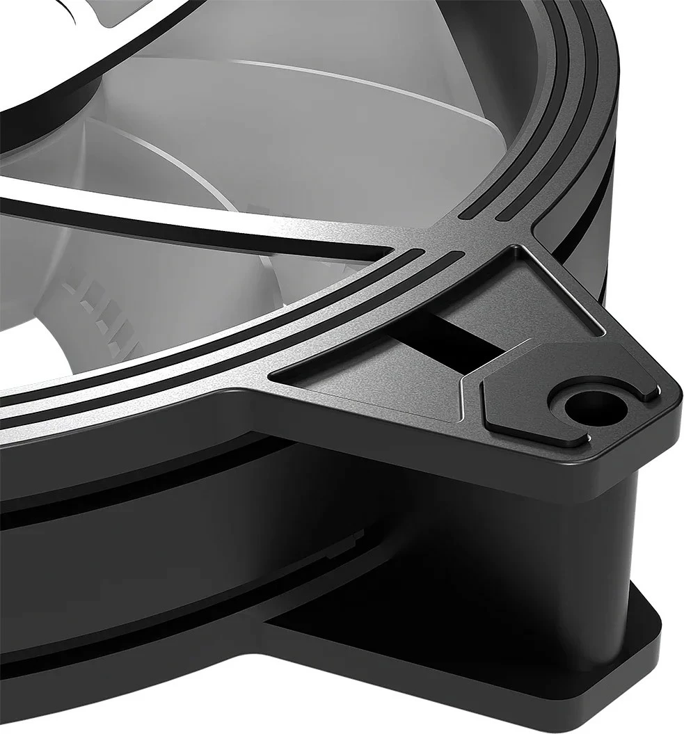 ARGB ventilator MODECOM FAN-APEX-140S-ARGB-100, 140 mm, črn