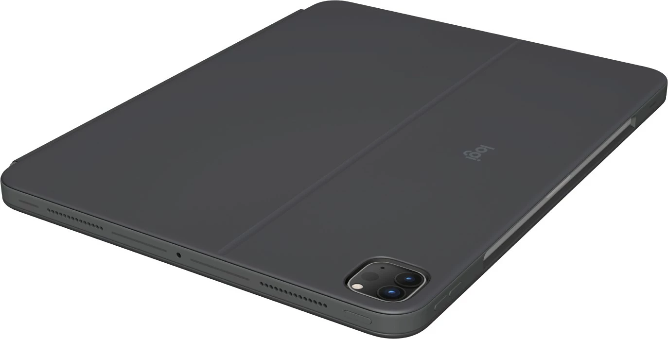 Ovitka s tipkovnico Logitech Combo Touch, QWERTZ, nemška, z dodatnim sledilno ploščico, 1,9 cm, 1 mm, Apple, grafit (DE tipkovnica)