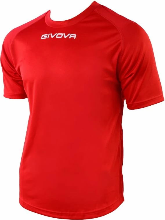 Nogometna majica Givova za moške in otroke, rdeča