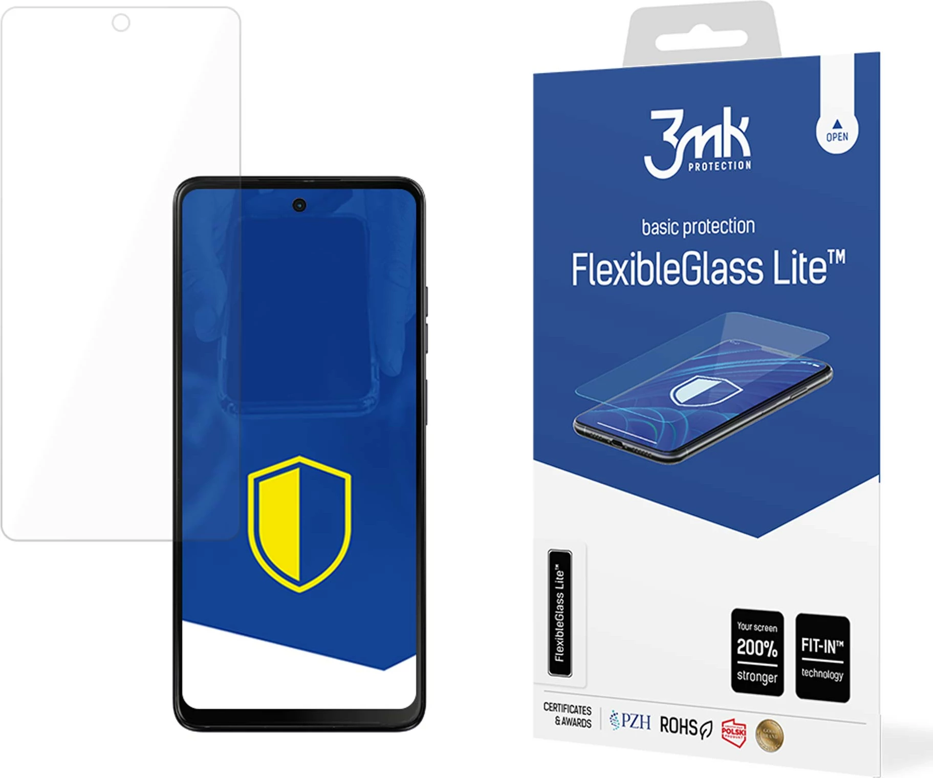 Hibridno zaščitno steklo 3mk FlexibleGlass Lite za Motorola Moto G34 5G