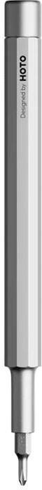 Precizna žepna izvijača in pisalo 5-v-1 HOTO QWLSD013, srebrna