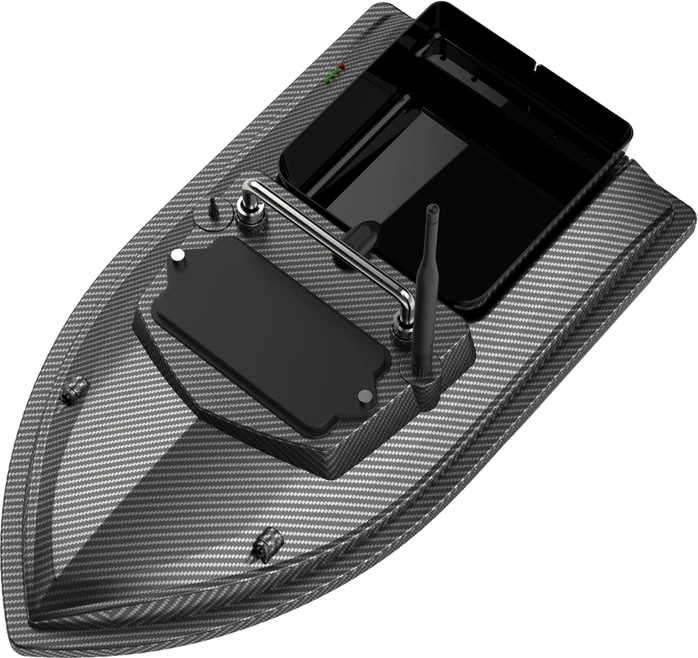 Čoln za vabljenje s GPS Flytec V060, 12000 mAh, nosilnost 2 kg, domet 500 m, črn