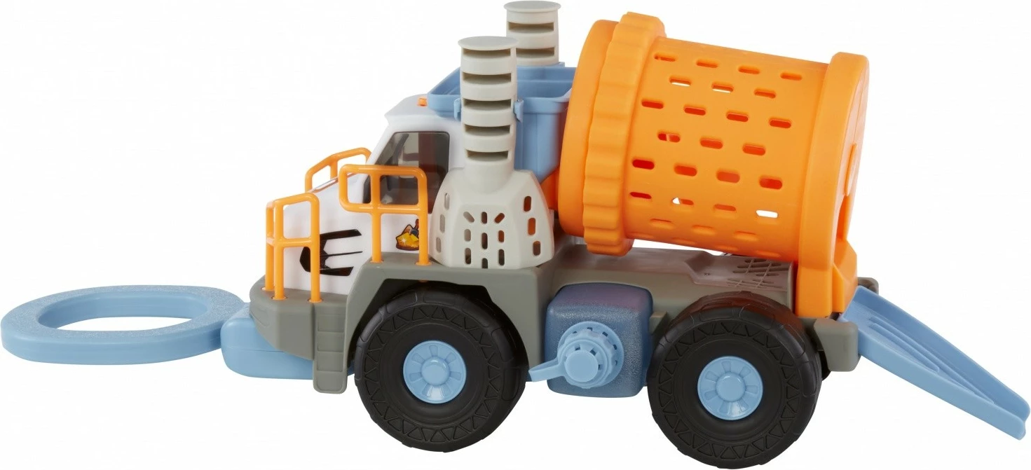 Set kamion rudarski Little Tikes Mining Truck Big Adventures, plastika, 27 cm, azurno/sivo/oranžno/belo