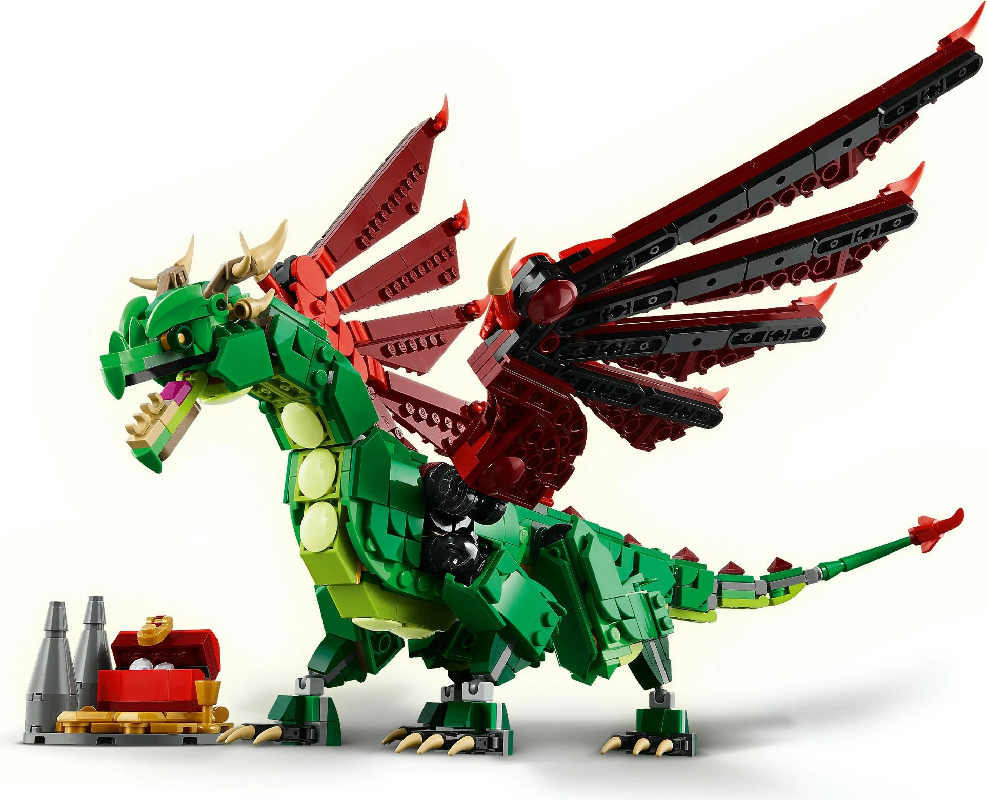 Zgradbeni set Zeleni zmaj LEGO Creator 31161, večbarven