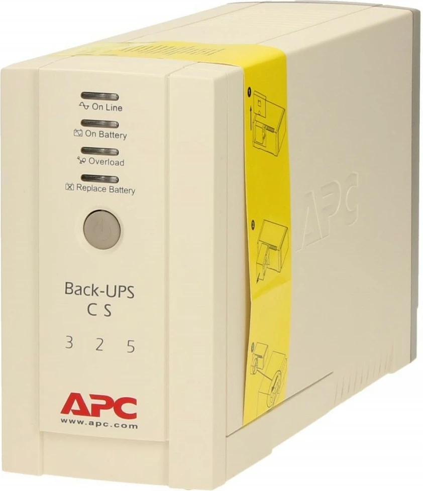 UPS APC Back-UPS 325VA BK325I, stolp, bel